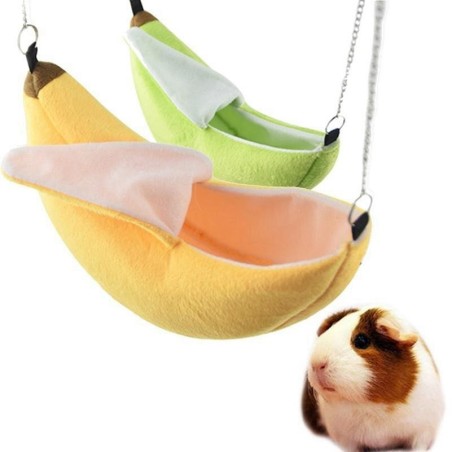 Banane Hamster lit maison hamac chaud